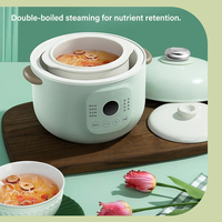 Baru panci rebus listrik tidak langsung panas Nutricook pintar memasak kecil 0,8l 800ml Steamer panci masak lambat elektrik