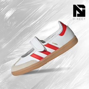 รองเท้าผ้าใบแฟชั่นลำลองสำหรับผู้หญิง Samba Jane J 'white Red Gum' รุ่นขายดี รองเท้าสเก็ตบอร์ด - Product Image 1