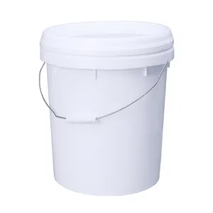 Hot Sale 10L 20L Plastic Buckets 2 Liter With Handle And Lids Food Grade 5 Gallon Bucket