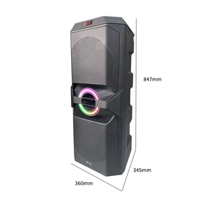 Loa kéo đôi 12 inch công suất lớn 2025, hệ thống âm thanh sân khấu DJ không dây TWS BT, micro không dây kép, loa karaoke - Product Image 6