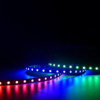 Bande LED numérique à pixels numériques SPI adressables individuellement GS8208 UCS1903 RGB DC5V12V 60LED, économique, pour l'éclairage intérieur et extérieur