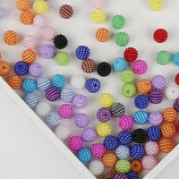 Perles d'Imitation en ABS Plastique de Couleur Mixte Personnalisées 10 mm pour la Fabrication de Bijoux DIY, Colliers, Boucles d'Oreilles et Bracelets