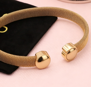 Solicite el Catálogo: Pulsera de Malla de Acero Inoxidable para Mujer, Joyería de Moda, Regalo, Venta al por Mayor - Product Image 4