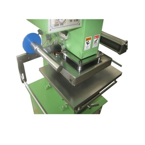 High Quality Automatic Pneumatic Hot Stamping Machine Precise New Heat Press for Cosmetic Case Paper Core Plate Leather Label - Product Image 6