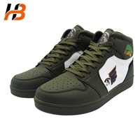 Chaussures de skateboard pour hommes Hebo, baskets tendance à tige haute pour hommes, chaussures de sport pas chères en gros, fabricants de baskets sur mesure