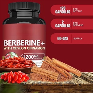 Cápsulas de Extracto de Berberina ODM 1200mg con Canela de Ceilán, Suplemento Herbal, 120 Cápsulas, Suplemento de Berberina - Product Image 2