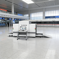 Scanner de bagages et de marchandises à rayons X personnalisé Taien Factory 100100C, tunnel large 100*100cm, double vue, double énergie, résolution 1.0mm