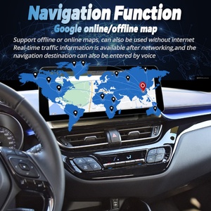 Lecteur vidéo de voiture Android 13 avec écran 12,3 pouces 1920*720, autoradio stéréo pour Toyota CHR 2016-2021, GPS, multimédia, Carplay, unité principale - Product Image 4