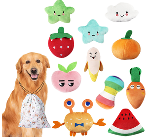 ของเล่นสัตว์เลี้ยงขายดี ของเล่นแบบอินเทอร์แอคทีฟสำหรับสุนัขและแมว มีเสียง ของเล่นตุ๊กตาการ์ตูนนุ่มนิ่ม - Product Image 1