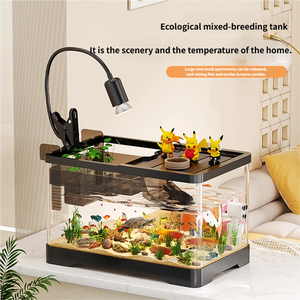 Aquarium en plastique acrylique multifonctionnel de haute qualité, transparent, caractéristiques écologiques pour la reproduction saine des poissons et des tortues - Product Image 2