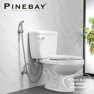 PINEBAY, лидер продаж, нержавеющая сталь, 304 аксессуары для ванной комнаты, <span class=keywords><strong>Shattaf</strong></span>, набор распылителей для биде для туалета, регулируемый - Product Image 6