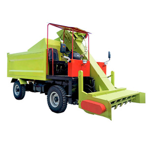 Colector de estiércol eléctrico de tres ruedas para transporte de fertilizantes agrícolas con motor diésel automático - Product Image 3