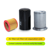 Aceite para Compresor de Aire de Alta Calidad y Kit de Filtros 3 en 1, Ajuste Universal para la Mayoría de las Marcas, Reduce el Consumo de Energía