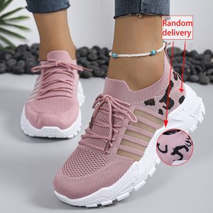 Zapatillas Chunky Retro de los 90 para Mujer - <span class=keywords><strong>Zapatos</strong></span> de Plataforma con Estampado <span class=keywords><strong>Animal</strong></span> y Comodidad Transpirable para Primavera/Verano - Product Image 2