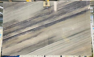 Losa de mármol marrón de Coco con venas grandes para tv, Fondo de pared para <span class=keywords><strong>casa</strong></span> de hotel, librería - Product Image 5