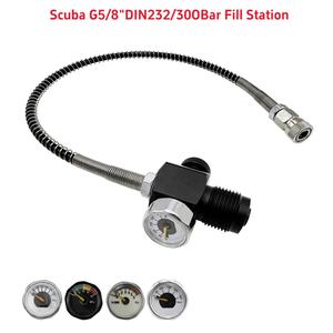 Adaptador de Carga para Estación de Llenado G5/8" DIN 232/300 BAR, para Tanque Grande de Buceo a Botella Pequeña, 250 Bar, 40 MPa, 6 Kpsi - Product Image 2