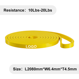 Heavy Duty 2080mm Latex Resistance <b>Bands</b> Power Training <b>Bands</b> Strength <b>Workout</b> <b>Bands</b> Factory - Product Image 2
