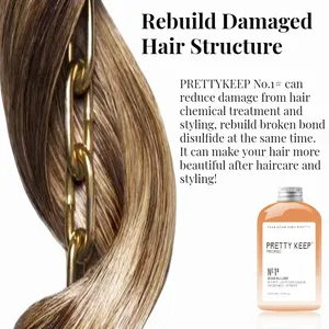 Etiqueta privada 500ml Tratamiento de unión para reparación del cabello Protector de enlace de disulfuro para teñir y blanquear el cabello