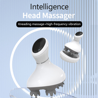 Masseur électrique pour le cuir chevelu, soins de santé, pour la relaxation du cou, massage du corps, pétrissage, appareil vibrant, lumière rouge, nourrit les cheveux