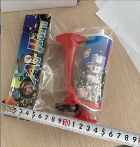 เครื่องเป่าลมแบบพกพาสำหรับเล่นกีฬาเชียร์ลีดเดอร์แบบมือถือปั๊มเสียงดังที่จับสีแดง - Product Image 6