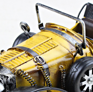 Modellino <span class=keywords><strong>Auto</strong></span> in Latta Vintage Fatto a Mano, Accessori Decorativi per <span class=keywords><strong>Auto</strong></span> Classiche, Oggetti di Scena per Fotografia - Product Image 3