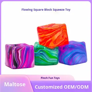 Juguete Antiestrés de Maltosa Cuadrada de Compresión Lenta, Artefacto para Aliviar el Estrés, de Compresión Lenta - Product Image 2