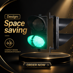 Semáforo LED de Alta Luminosidad de 300 mm, Rojo y Verde, <span class=keywords><strong>con</strong></span> 220 VCA - Product Image 5