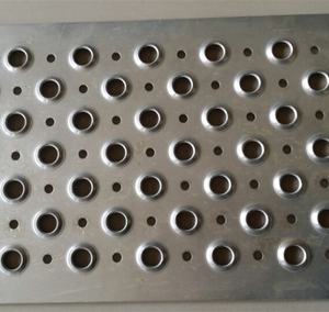 Interblocco reticolo di sicurezza plancia in metallo impugnatura con montante mezzanino Decking con finitura a trama semplice taglio traforato lavorato - Product Image 3