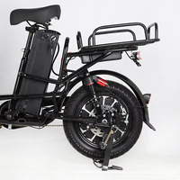 Vélo électrique de livraison de style russe, moteur de moyeu arrière 500-1200W, vélo cargo robuste