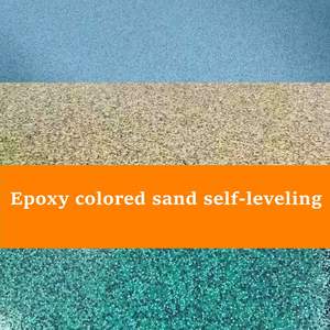 Peinture époxy auto-nivelante colorée à haute dureté, imperméable et résistante à l'usure, pour revêtement de sol et peinture marbre domestique - Product Image 2