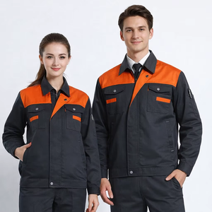 Combinaisons de travail unisexes personnalisées certifiées CE, haute visibilité, respirantes, non toxiques, en coton, avec bandes réfléchissantes - Product Image 6