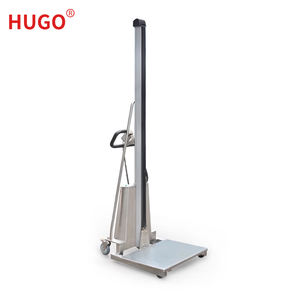 Mini apilador de acero inoxidable de 200kg, 100kg, 2M, apilador de rollos de elevación portátil extendido, semieléctrico - Product Image 2