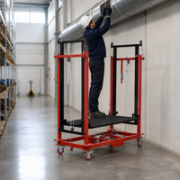 Échafaudage électrique avec câble en acier épaissi pour la manutention de matériaux, machine de levage, échafaudage électrique