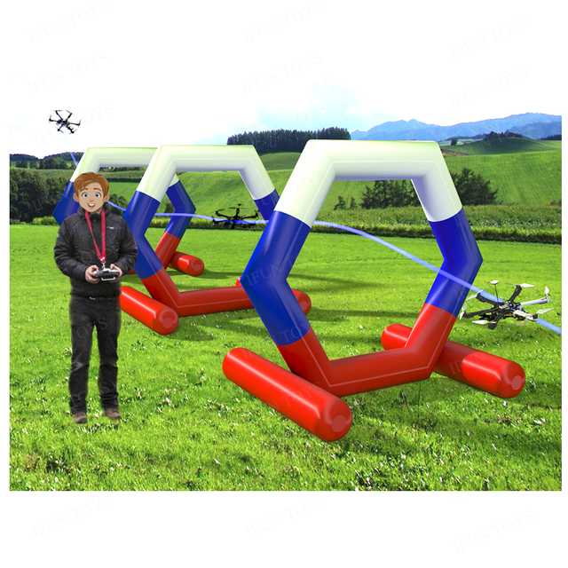 FPV Racing Drone Loop Gate Inflatable Drone Racing Inflatable Barriers Drone