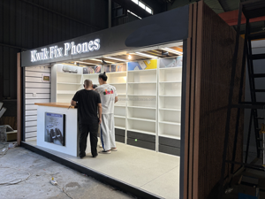 Skyacross2611 Contenedor Móvil Prefabricado, Tiendas Prefabricadas, Tiendas de Teléfonos Móviles, Mini Tienda Pop-up Prefabricada de 20FT 40FT, Cafetería/Bar - Product Image 3