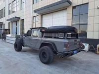 Barre de protection universelle pour pick-up, support de lit sport en acier, barre anti-roulis réglable, éclairage LED, ajustement parfait pour tous les pick-up Tacoma