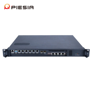 Piesia OEM j6412 2 x SFP + 1G 1U trường hợp máy chủ 6 Lan công nghiệp pfsense tường lửa PC an ninh mạng 1U Rackmount máy chủ Chassis - Product Image 3