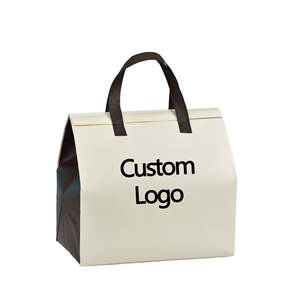 Sac isotherme réutilisable en gros pour le déjeuner, livraison de repas à emporter, logo personnalisé imprimé, feuille d'aluminium, dessin animé, imperméable, pour aliments - Product Image 5