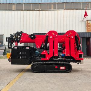 Grúa araña diésel de 3 toneladas para exteriores, todo terreno, con pluma larga, mini grúa araña. - Product Image 5