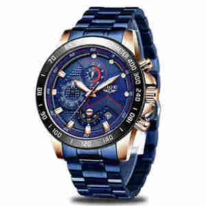 Relojes analógicos de cuarzo de marca de lujo 9982 para hombre, <span class=keywords><strong>Reloj</strong></span> resistente al agua de acero inoxidable, diseño antiguo luminoso, <span class=keywords><strong>Reloj</strong></span> Montre Hombre Jam - Product Image 4