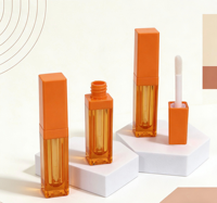 Offre Spéciale – Emballage de Rouge à Lèvres Liquide et Teinte à Lèvres à Marque Blanche – Tubes Vides Carrés en Plastique avec Capuchon Blanc pour Gloss à Lèvres 6ML
