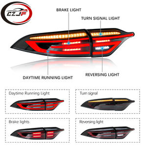 Luces Traseras LED CZJF USA en Negro Ahumado Claro para Toyota <span class=keywords><strong>Corolla</strong></span> 2019 2020 2021 2022 2023 2024 Lámpara Trasera con Señal Modificada - Product Image 3
