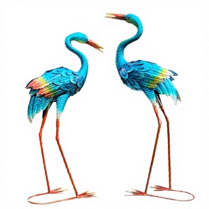 High Quality Lifelike Resin <b>Flamingo</b> Statue <b>Garden</b> Water Feature Landscape Design Thanksgiving Graduation Easter Christmas - Product Image 2
