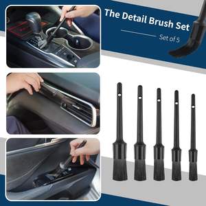 Kit di strumenti per la pulizia dell'autolavaggio da 29 pezzi Kit per la pulizia degli <span class=keywords><strong>interni</strong></span> con dettagli per <span class=keywords><strong>auto</strong></span> Set di pennelli Kit per la pulizia degli <span class=keywords><strong>interni</strong></span> con borsa per il trasporto - Product Image 6