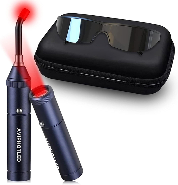 New Professional Three-In-One Red Therapy Torch Device Pen Led Red Light Therapy 5 Wavelength Red Light Therapy Wand