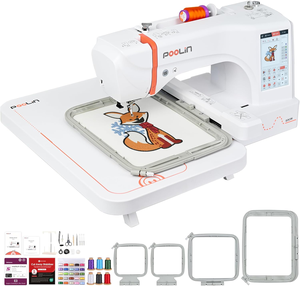 Nouvelle machine à broder informatisée à tête unique, avec engrenage central, zone de broderie 200x280mm, multifonctionnelle pour usage professionnel et domestique - Product Image 1