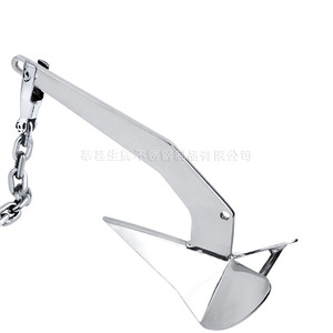 Ancre triangulaire Shenghui en acier inoxydable 316 poli miroir, matériel marin, accessoire de yacht, plaque d'ancrage à forte puissance de maintien - Product Image 3