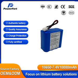 סוללת ליתיום-יון בעלת קיבולת גבוהה 18650 2S4P 7.4V10000mAh לאלקטרוניקה צרכנית - Product Image 1