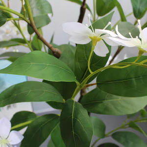 Fausse plante de <span class=keywords><strong>jasmin</strong></span> pleurant, arbre de fleur suspendu artificiel <span class=keywords><strong>pour</strong></span> la décoration de plancher de salon de maison de fenêtre de magasin - Product Image 6