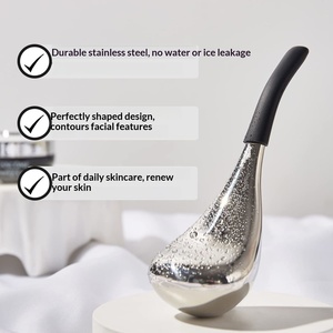 Cuillère <span class=keywords><strong>de</strong></span> massage en acier inoxydable pour compresses chaudes et froides SPA, lifting facial, beauté, cuillère à <span class=keywords><strong>glace</strong></span>, best-seller transfrontalier - Product Image 4